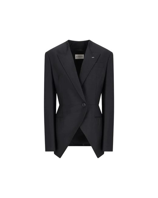Givenchy Black Slashed Double-Breasted Jacket