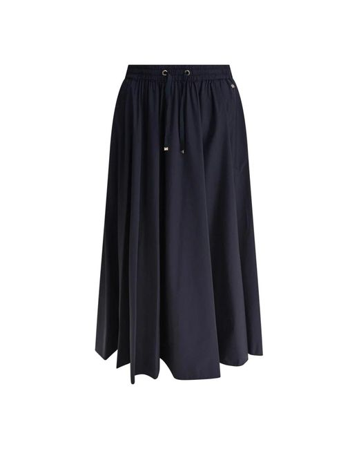 Herno Rokken ,Blauw ,Nylon Gonna Lunga in het Blue