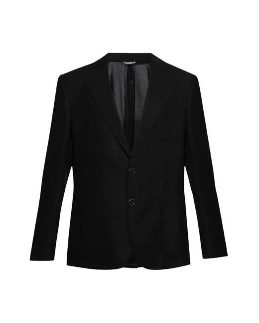 Dolce & Gabbana Black Blazers for men