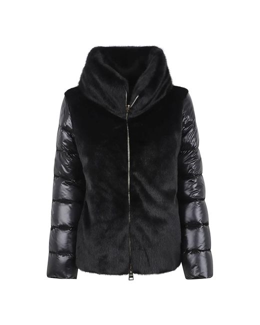 Herno Black Down Jackets