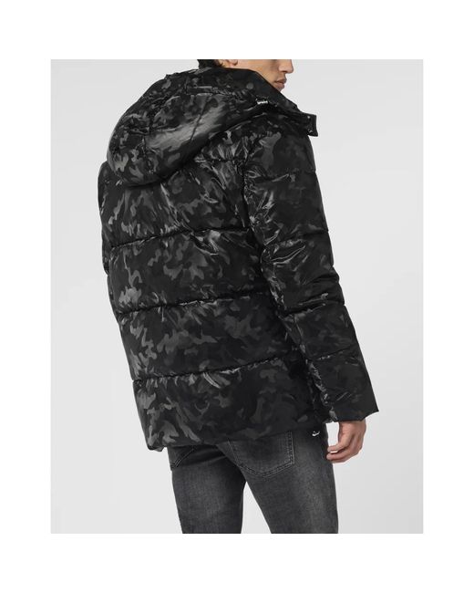 Winter Jackets Philipp Plein de hombre de color Black