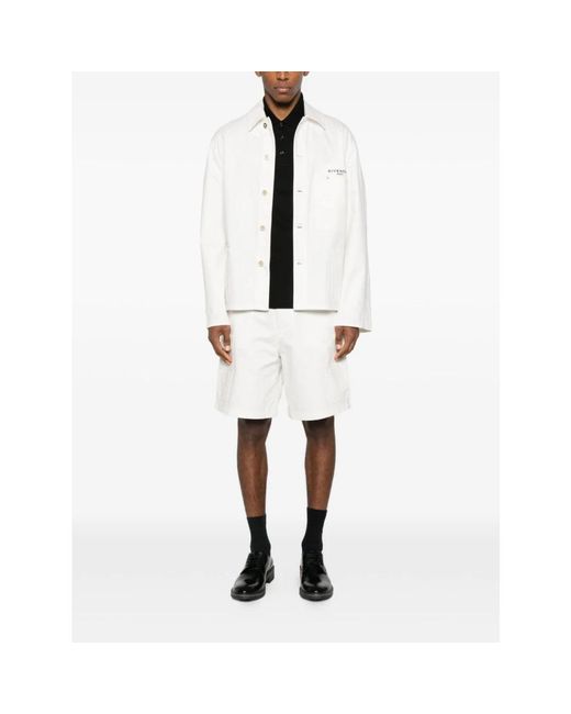 Givenchy Jassen ,Wit ,Katoen Denim Katoenen Jas in het White voor heren