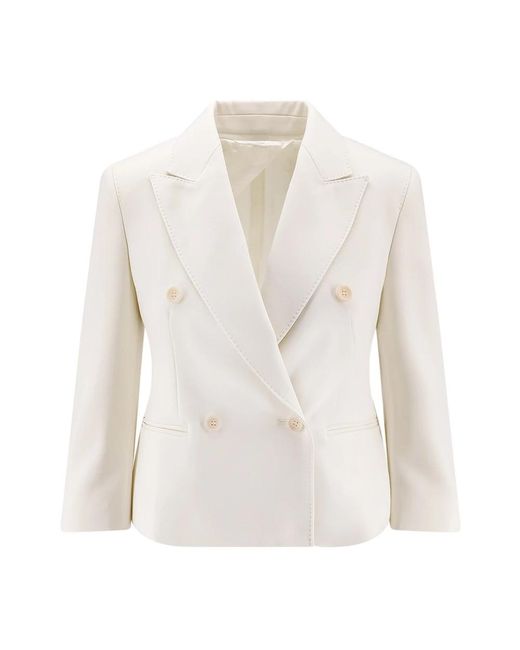 Max Mara White Blazers