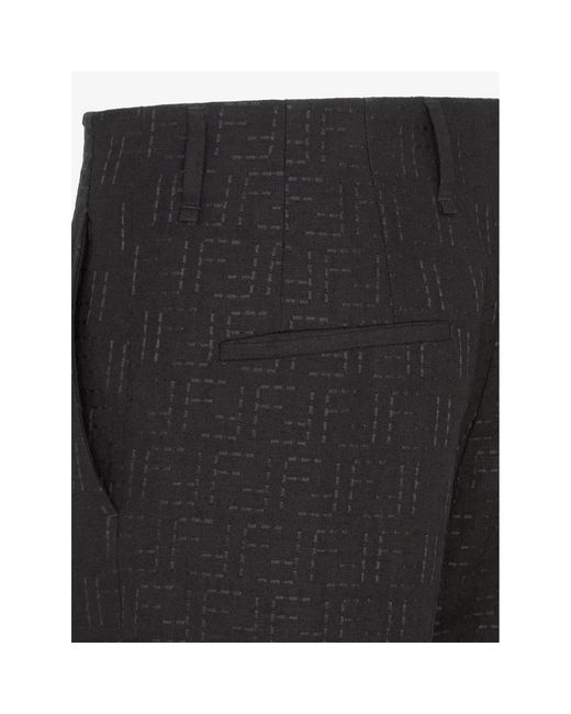 Fendi Black Suit Trousers for men