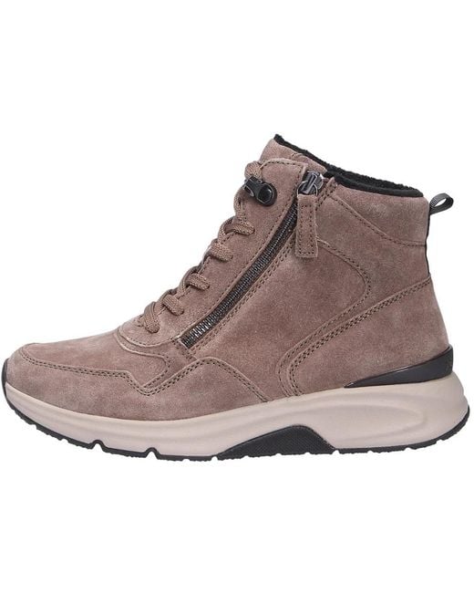 Gabor Brown Schnürstiefel