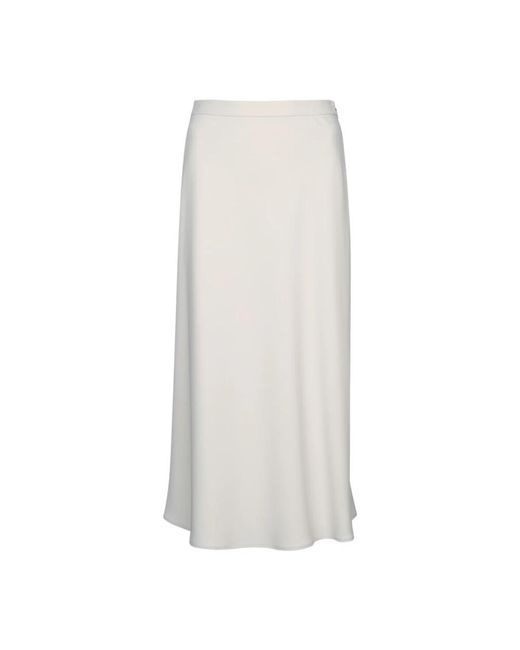 Calvin Klein Op Maat Gemaakte Reis Twill Rok in het White