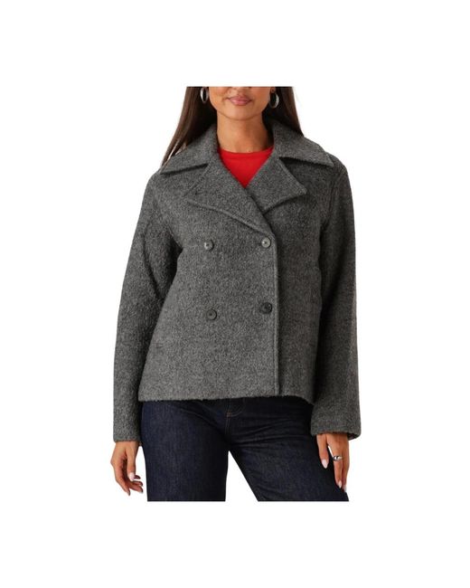 SELECTED Jassen ,Grijs ,Wol Slfalma Boucle Lano Jas in het Gray