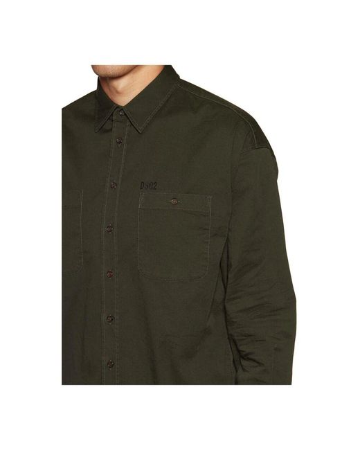 Casual Shirts di DSquared² in Green da Uomo