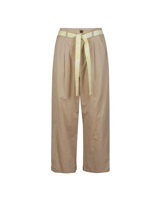 Pinko Natural Straight Trousers