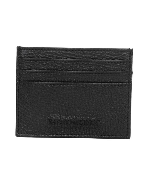 Emporio Armani Black Wallets & Cardholders for men