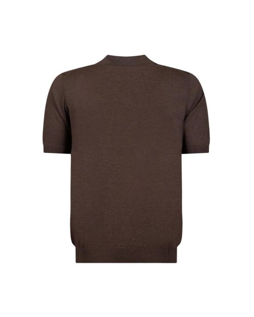 Tagliatore Brown Polo Shirts for men