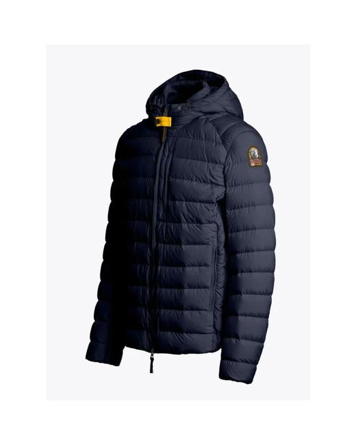 Parajumpers Jassen ,Blauw ,Polyester Last Minute Hooded Down Jacket in het Blue voor heren