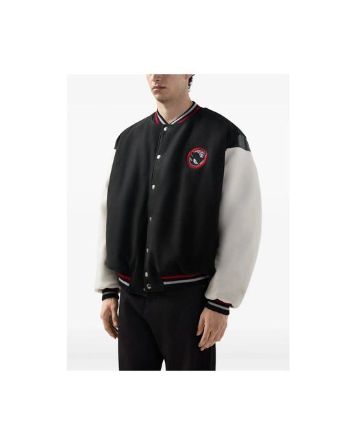 Gcds Black Bomber Jackets for men