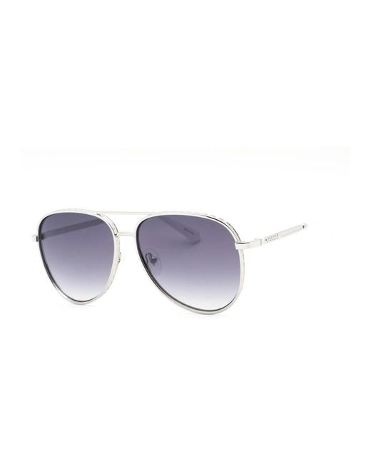 Occhiali da sole in metallo grigio con protezione uv di Guess in Purple