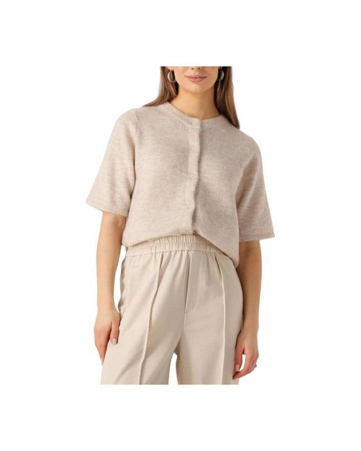 SELECTED Truien & Vesten ,Slflulu 2/4 Knit Cardigan in het Natural