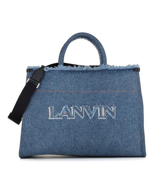 Bags > tote bags Lanvin en coloris Blue