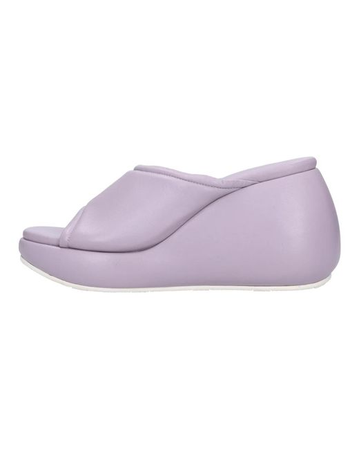 Casadei Purple Wedges