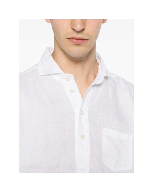 Brian Dales 002 Camicia in het White voor heren