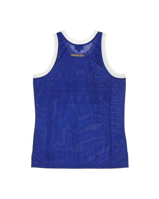 Mitchell & Ness Fitness ,Paars ,Nba Team Heritage Basketball Tank Top in het Blue voor heren