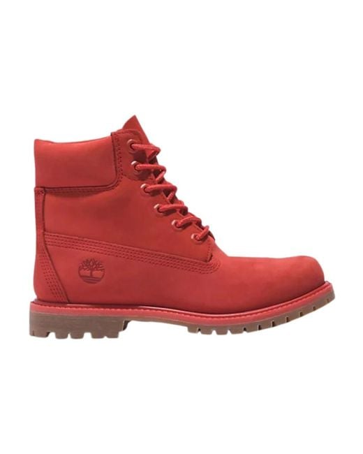 Shoes > boots > lace-up boots Timberland en coloris Red