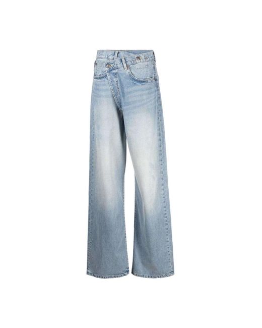 R13 Blue Wide-leg jeans ss23 style
