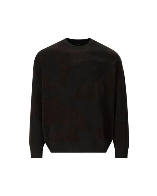 Emporio Armani Black Sweatshirts for men
