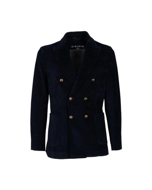 Circolo 1901 Blue Blazers for men