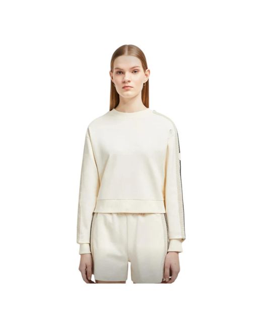 Moncler White Sweatshirts