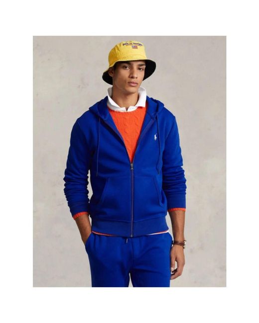 Zip-Throughs di Polo Ralph Lauren in Blue da Uomo
