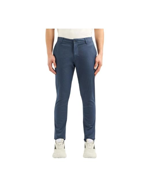 ARMANI EXCHANGE Blue Suit Trousers for men