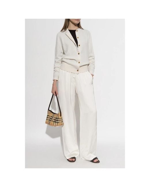 Cardigans Burberry de color White