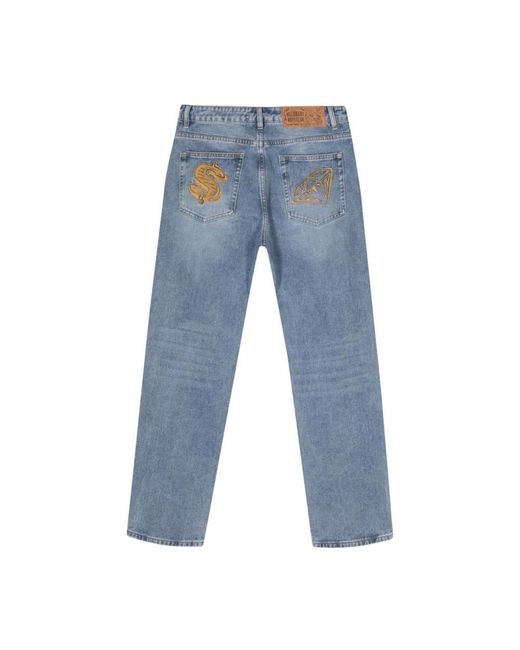 Billionaire Blue Straight Jeans for men