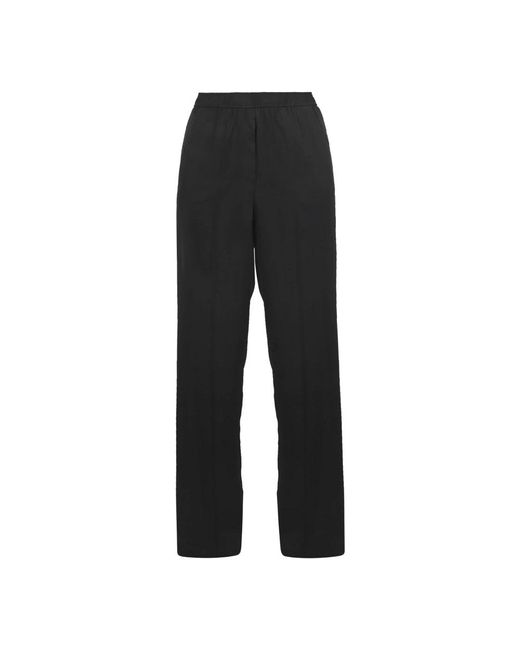 8pm Black Straight Trousers