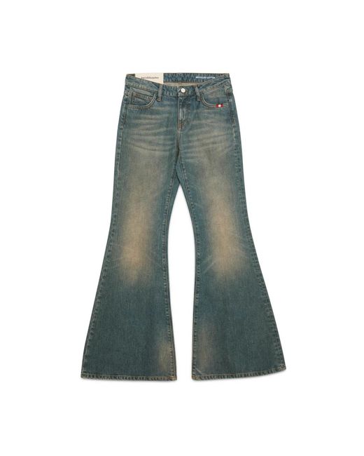 AMISH Gray Flared Jeans