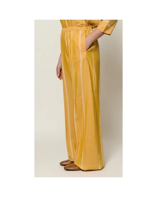 Cruna Yellow Wide Trousers