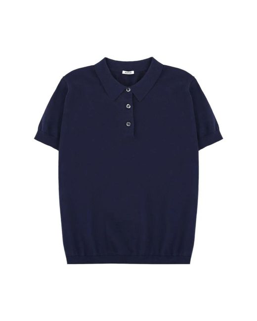 Aspesi Blue Polo Shirts