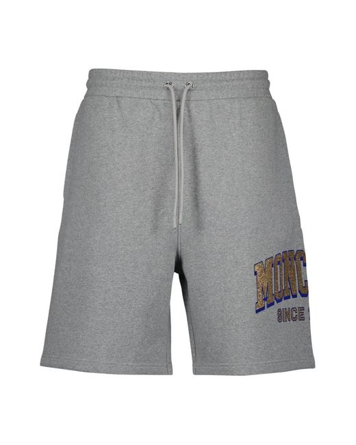 Moncler Gray Casual Shorts for men