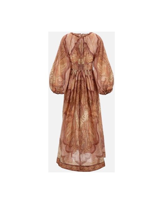 Zimmermann Brown Maxi Dresses