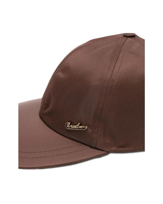 Borsalino Brown Caps