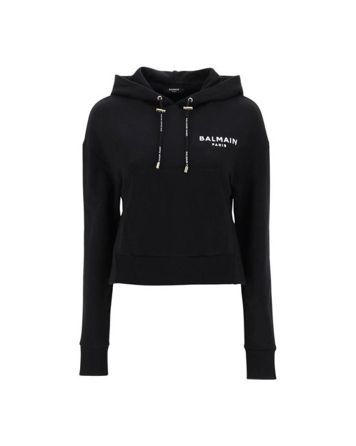 Sweatshirts & hoodies > hoodies Balmain en coloris Black