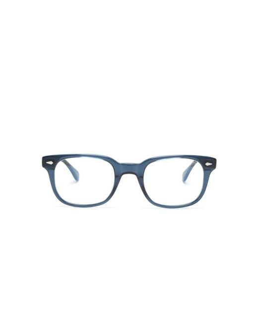 Moscot Blue Glasses