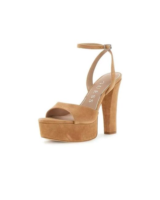 Guess Natural High Heel Sandals