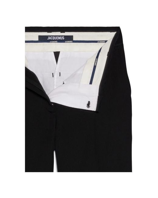Jacquemus Black Straight Trousers