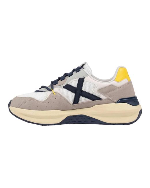 Munich Schoenen ,Veelkleurig ,Katoen Nexa 17 Sneakers in het Blue voor heren
