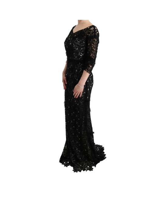 Dolce & Gabbana Black Maxi Dresses