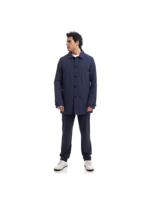 Save The Duck Blue Light Jackets for men