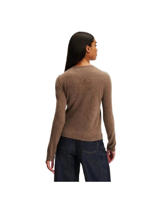 Karl Lagerfeld Round-Neck Knitwear in het Brown