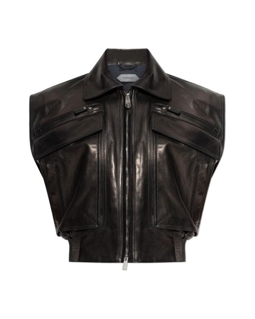 Vests Versace en coloris Black