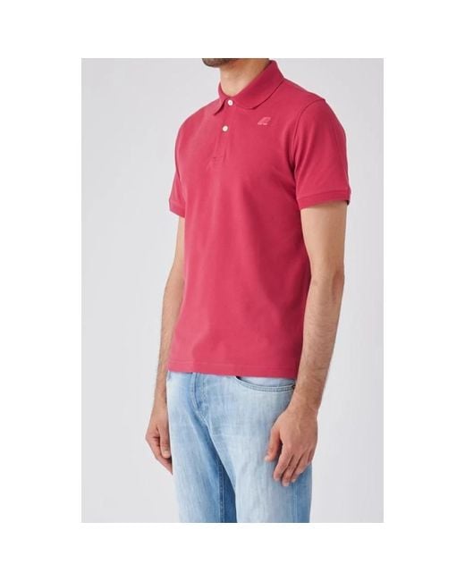 K-Way Red Polo Shirts for men