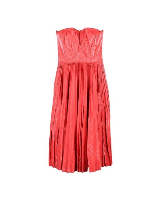 Elisabetta Franchi Red Party Dresses